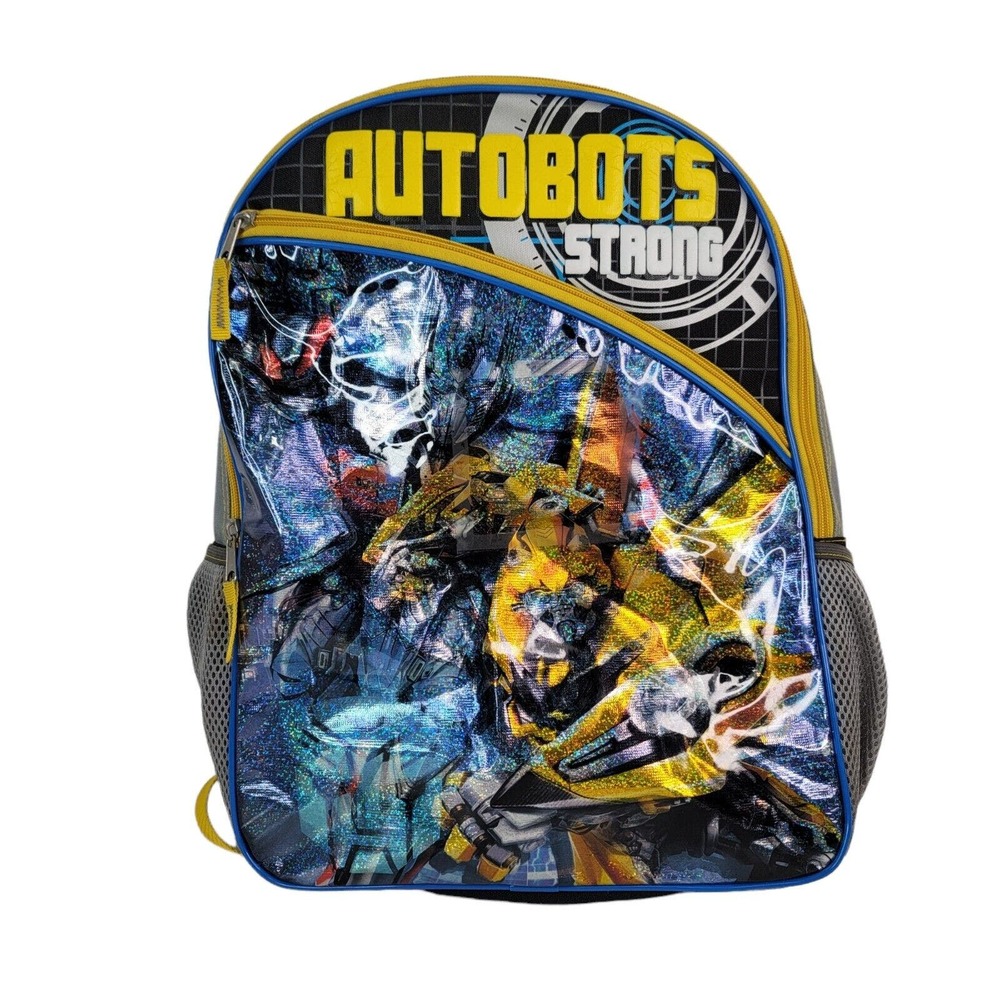 Transformers Bumblebee Autobots Strong School Backpack‎ Book Bag Sample